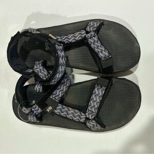 TEVA Black/Blue Sandals Size 7
